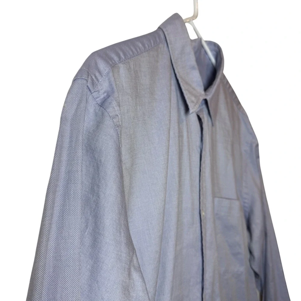 Banana Republic Relaxed‎ Fit Long Sleeve Button Down Shirt Size L 100% Cotton